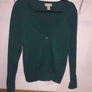 Teal cardigan